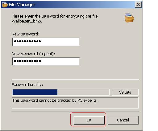 Steganos File Manager